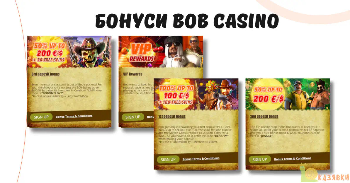 bob casino welcome bonus